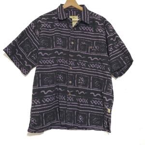 Joe Marlin | Fun Island Vibes Patterned Short Sleeve Button Up Shirt